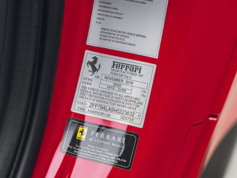 Used 2017 Ferrari 488 GTB RWD image 60