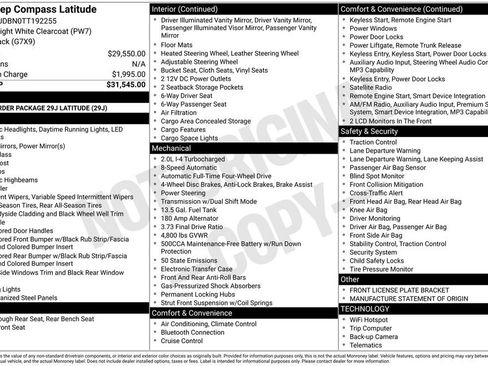Used 2026 Jeep Compass Latitude AWD/4WD image 4