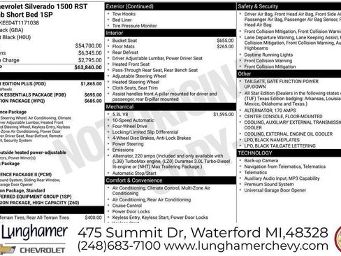 New 2026 Chevrolet Silverado 1500 RST w/ All Star Edition Plus AWD/4WD image 17