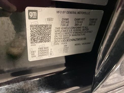 Used 2022 Chevrolet Silverado 1500 High Country w/ High Country Premium Package image 32