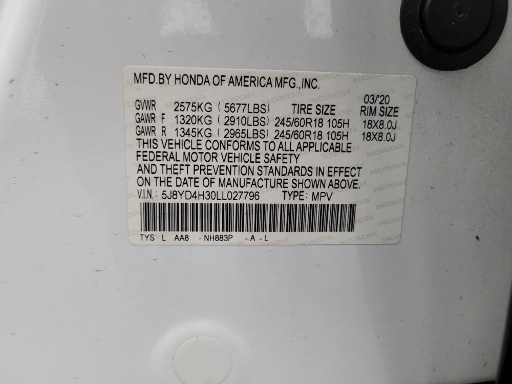 Used 2020 Acura MDX SH-AWD image 33