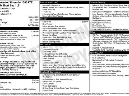 Used 2026 Chevrolet Silverado 1500 LTZ w/ Technology Package AWD/4WD image 36