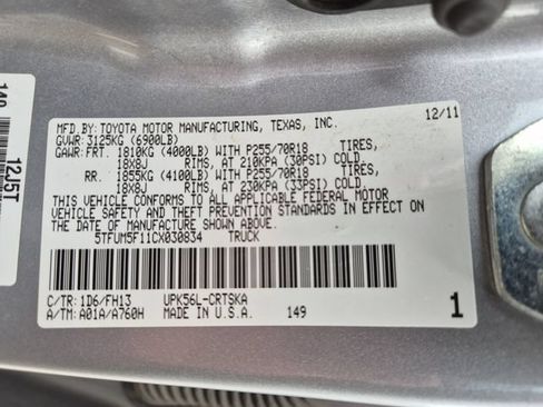 Used 2012 Toyota Tundra 4x4 Double Cab image 23