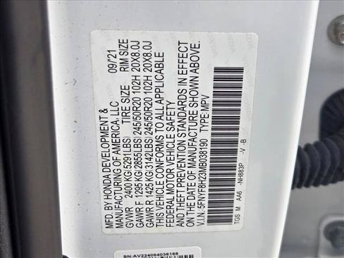 Used 2021 Honda Passport Sport image 16