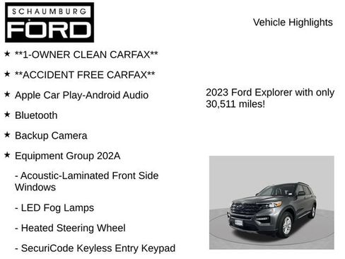 Used 2023 Ford Explorer XLT w/ Equipment Group 202A AWD/4WD image 7
