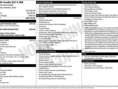 Used 2018 GMC Acadia SLE w/ Driver Alert Package I image 8