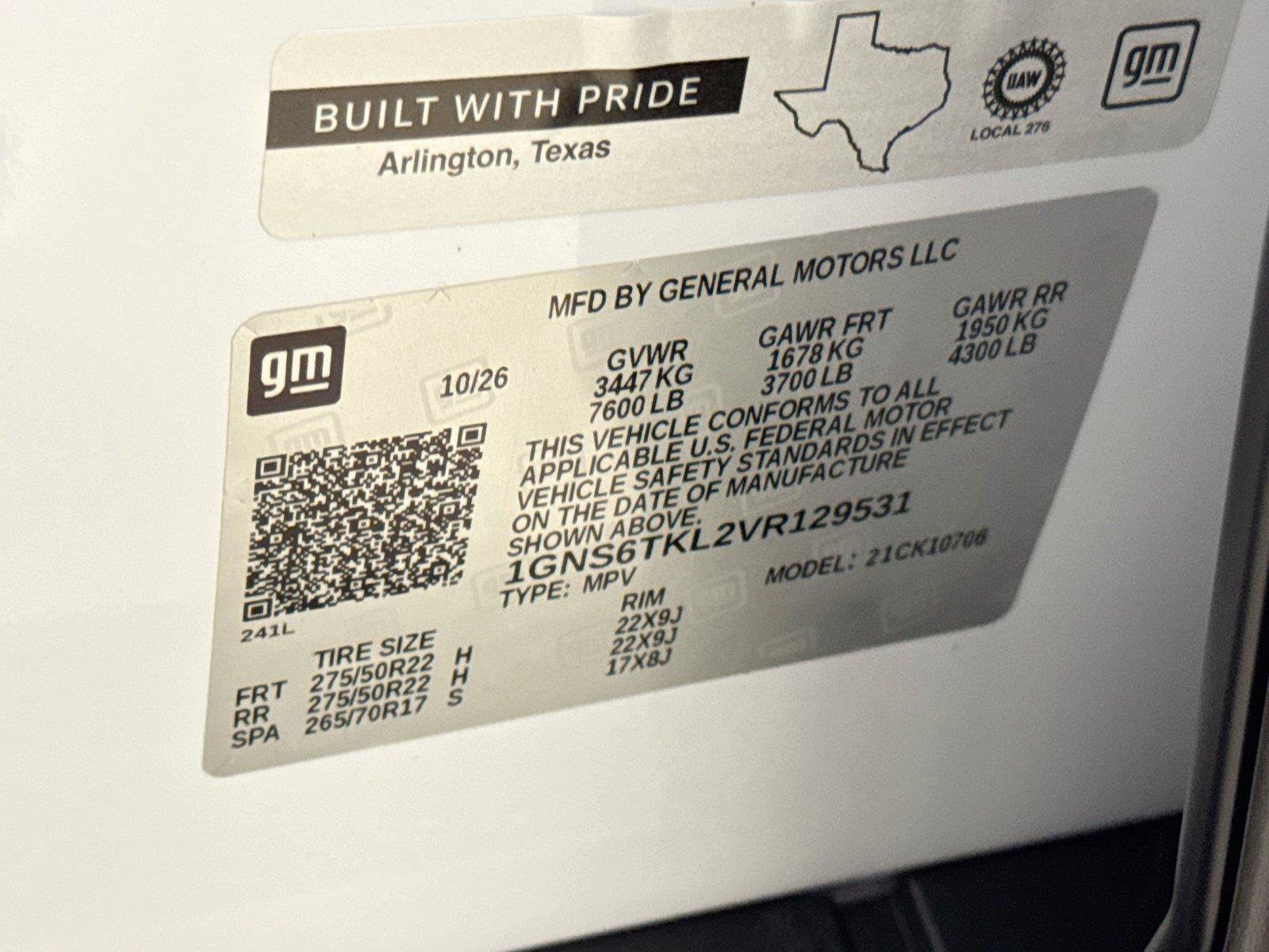 New 2027 Chevrolet Tahoe High Country AWD/4WD image 21