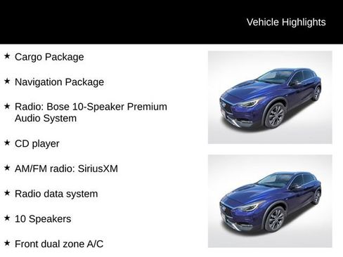 Used 2017 INFINITI QX30 Premium w/ Navigation Package AWD/4WD image 8