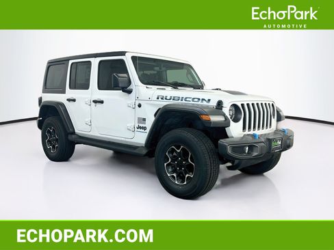 Used 2023 Jeep Wrangler Unlimited Rubicon 4xe w/ Cold Weather Group AWD/4WD image 1