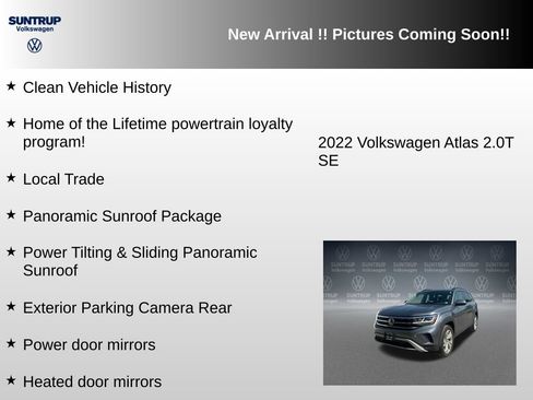 Used 2022 Volkswagen Atlas SE AWD/4WD image 5