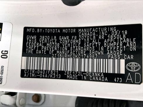 Used 2019 Toyota Corolla LE FWD image 19