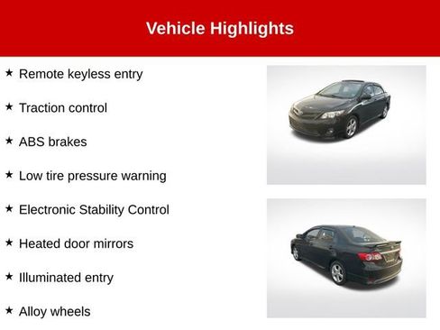 Used 2012 Toyota Corolla S image 9