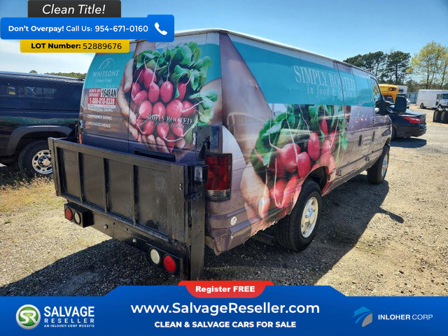 Used 2011 Ford E-350 and Econoline 350 Extended Super Duty w/ Commercial Cargo Van Pkg RWD image 4