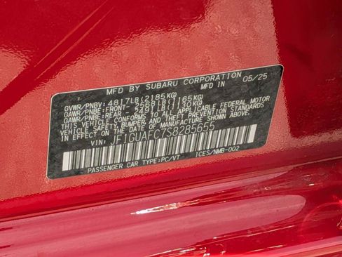 Certified 2025 Subaru Impreza 2.0i Sport AWD/4WD image 36