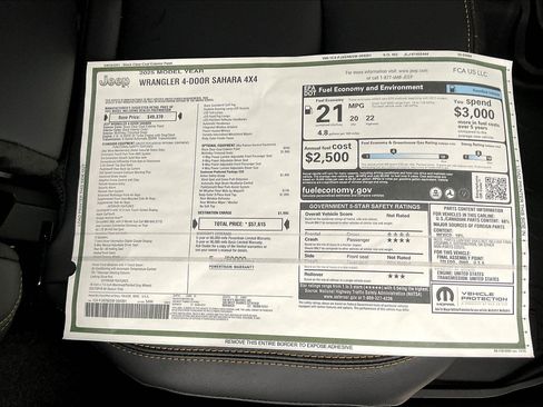 New 2025 Jeep Wrangler Sahara w/ Safety Group image 14