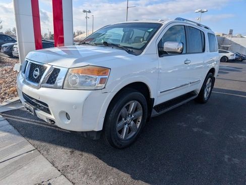 Used 2011 Nissan Armada Platinum w/ 2nd Row Captain Seat Pkg image 2