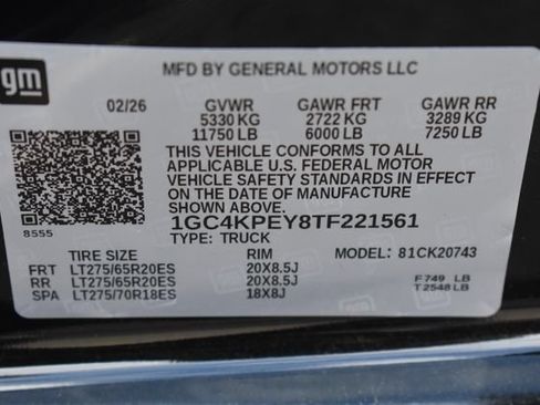 New 2026 Chevrolet Silverado 2500 LTZ w/ Trail Boss Package AWD/4WD image 43