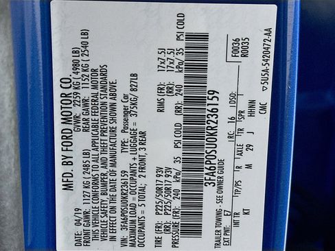 Used 2019 Ford Fusion Energi Titanium image 12