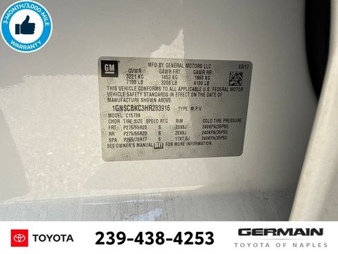 Used 2017 Chevrolet Tahoe LT RWD image 23