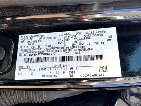 Used 2024 Ford F150 XLT w/ Mobile Office Package RWD image 31
