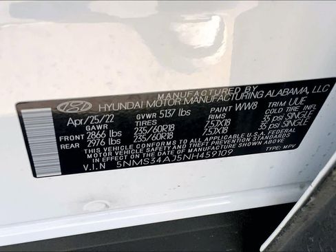 Used 2022 Hyundai Santa Fe SEL w/ Convenience + Premium Package image 32