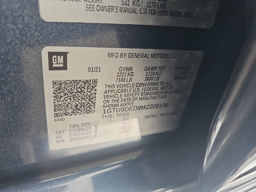 Used 2021 GMC Sierra 1500 SLT AWD/4WD image 42
