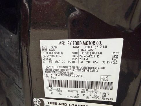 Used 2014 Ford F150 XLT w/ Equipment Group 302A Luxury image 32