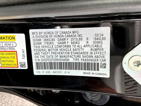 Used 2024 Honda Civic Sport image 34