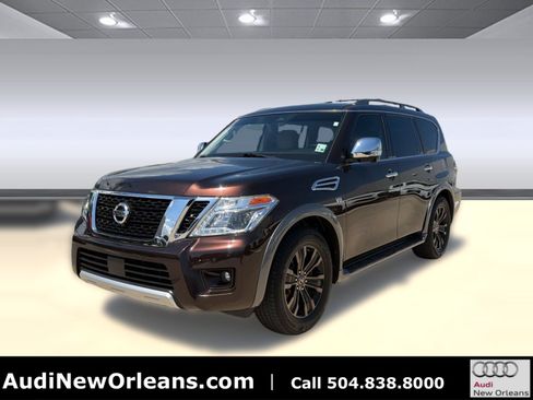 Used 2018 Nissan Armada Platinum w/ Interior Lighting Package RWD image 1