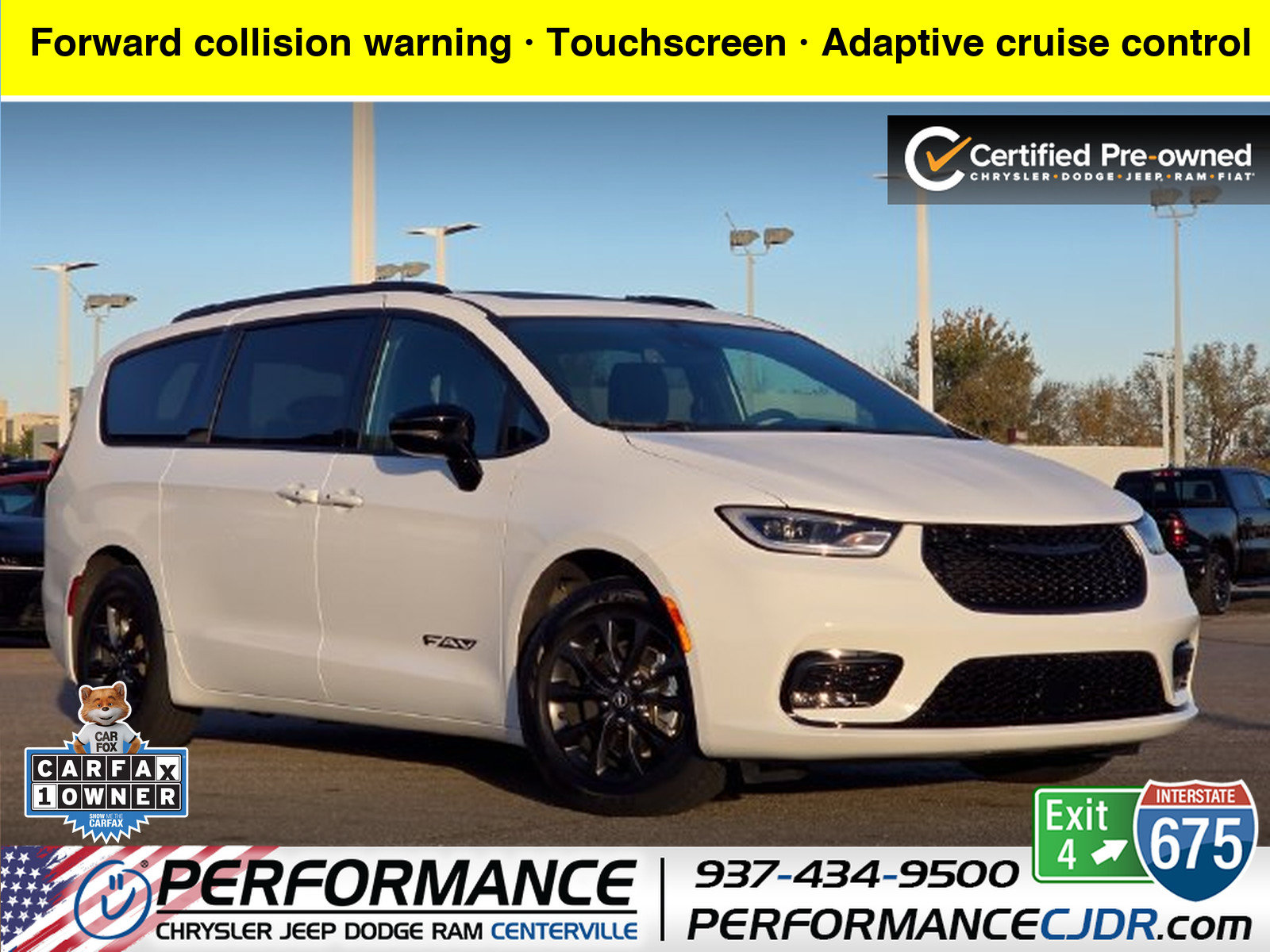 Certified 2025 Chrysler Pacifica Select w/ Fav Edition Package FWD image 1