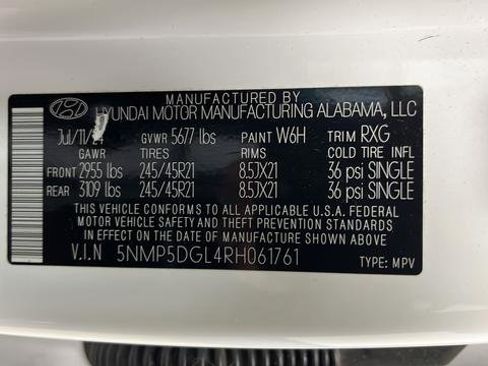 Used 2024 Hyundai Santa Fe Calligraphy AWD/4WD image 26