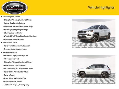 New 2025 Jeep Compass Latitude w/ Sun & Sound Group image 4