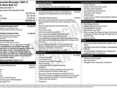 Used 2017 Chevrolet Silverado 1500 LT w/ Max Trailering Package image 7