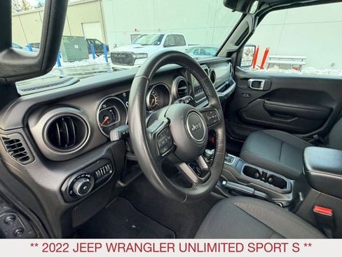 Certified 2022 Jeep Wrangler Unlimited Sport image 17