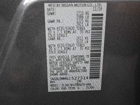 Used 2020 INFINITI QX60 Luxe w/ Edition 30 Essential Package AWD/4WD image 12