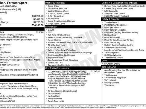 Used 2023 Subaru Forester Sport image 39