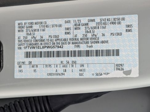 Used 2023 Ford F150 Lightning Pro w/ Tow Technology Package AWD/4WD image 33