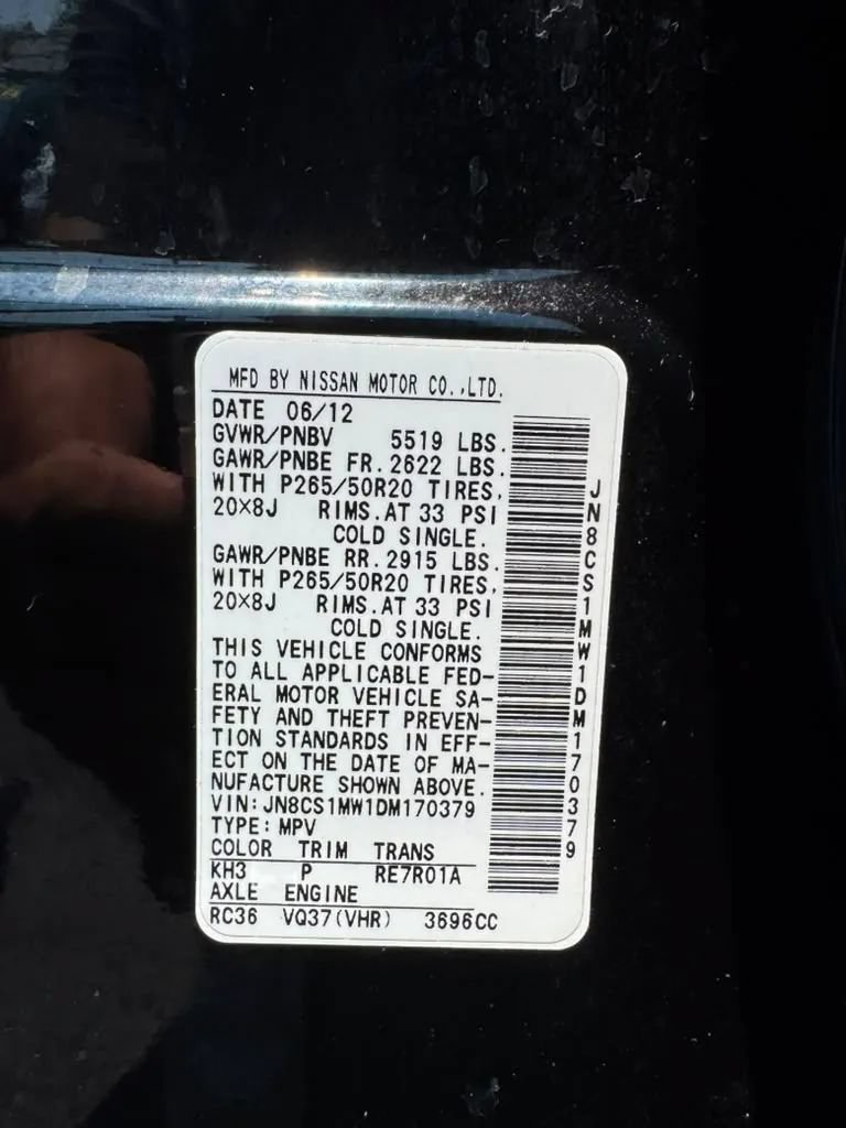 Used 2013 INFINITI FX37 AWD w/ Premium Pkg image 18