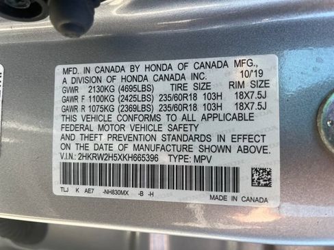 Used 2019 Honda CR-V EX image 17