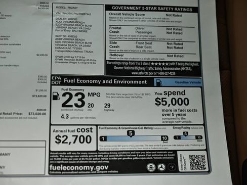 New 2026 Audi A6 Premium Plus AWD/4WD image 27