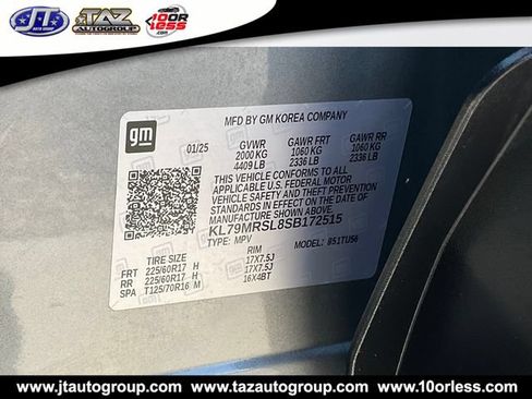 Used 2025 Chevrolet TrailBlazer LT AWD/4WD image 18