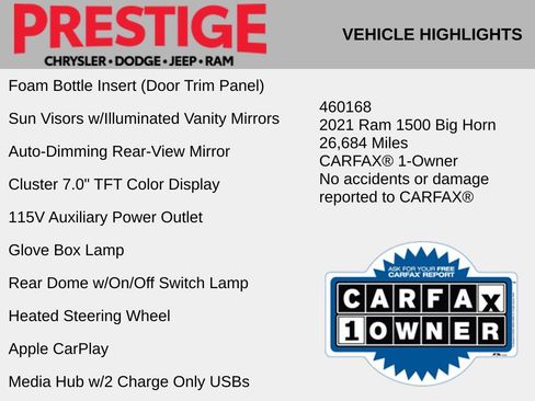 Used 2021 RAM 1500 Big Horn image 12