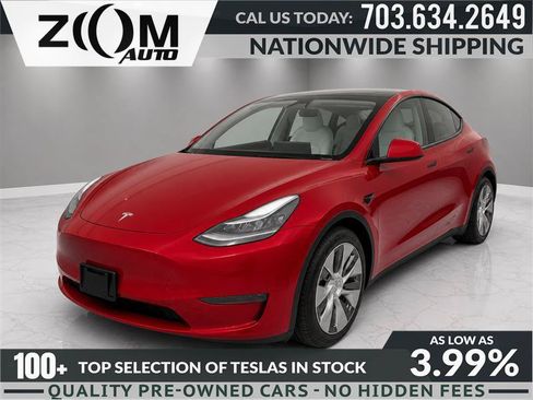 Used 2021 Tesla Model Y Long Range AWD/4WD image 1