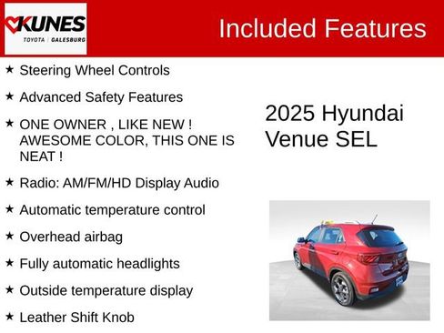 Used 2025 Hyundai Venue SEL image 3