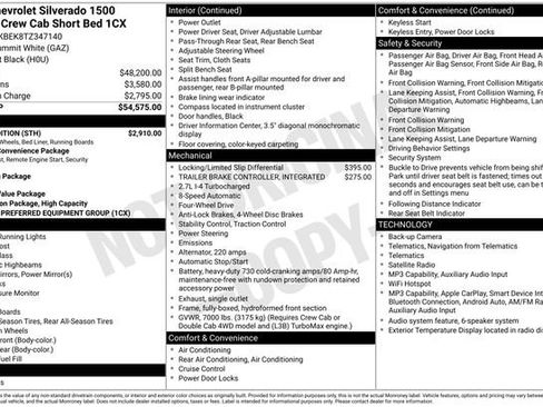 New 2026 Chevrolet Silverado 1500 Custom w/ Rally Edition AWD/4WD image 5
