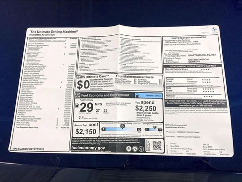 New 2026 BMW X3 xDrive30 w/ M Sport Package image 22