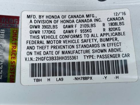 Used 2017 Honda Civic EX-T image 35