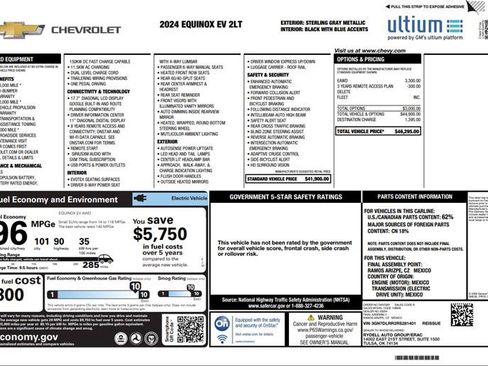 Used 2024 Chevrolet Equinox EV LT AWD/4WD image 3
