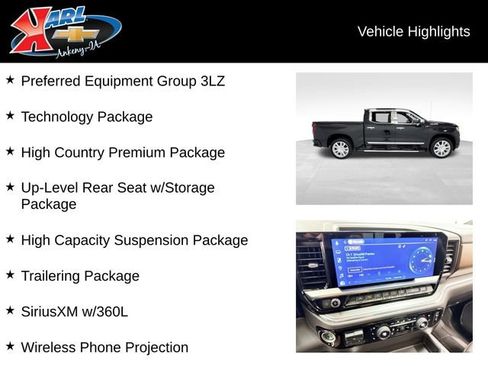 Certified 2023 Chevrolet Silverado 1500 High Country w/ High Country Premium Package AWD/4WD image 2