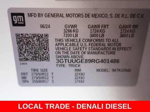 Used 2024 GMC Sierra 1500 Denali w/ Denali Reserve Package AWD/4WD image 35